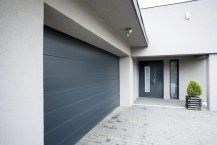 House with the folding garage door- Quality Garage Door Installation and Overhead Door Products, Sabattus ME