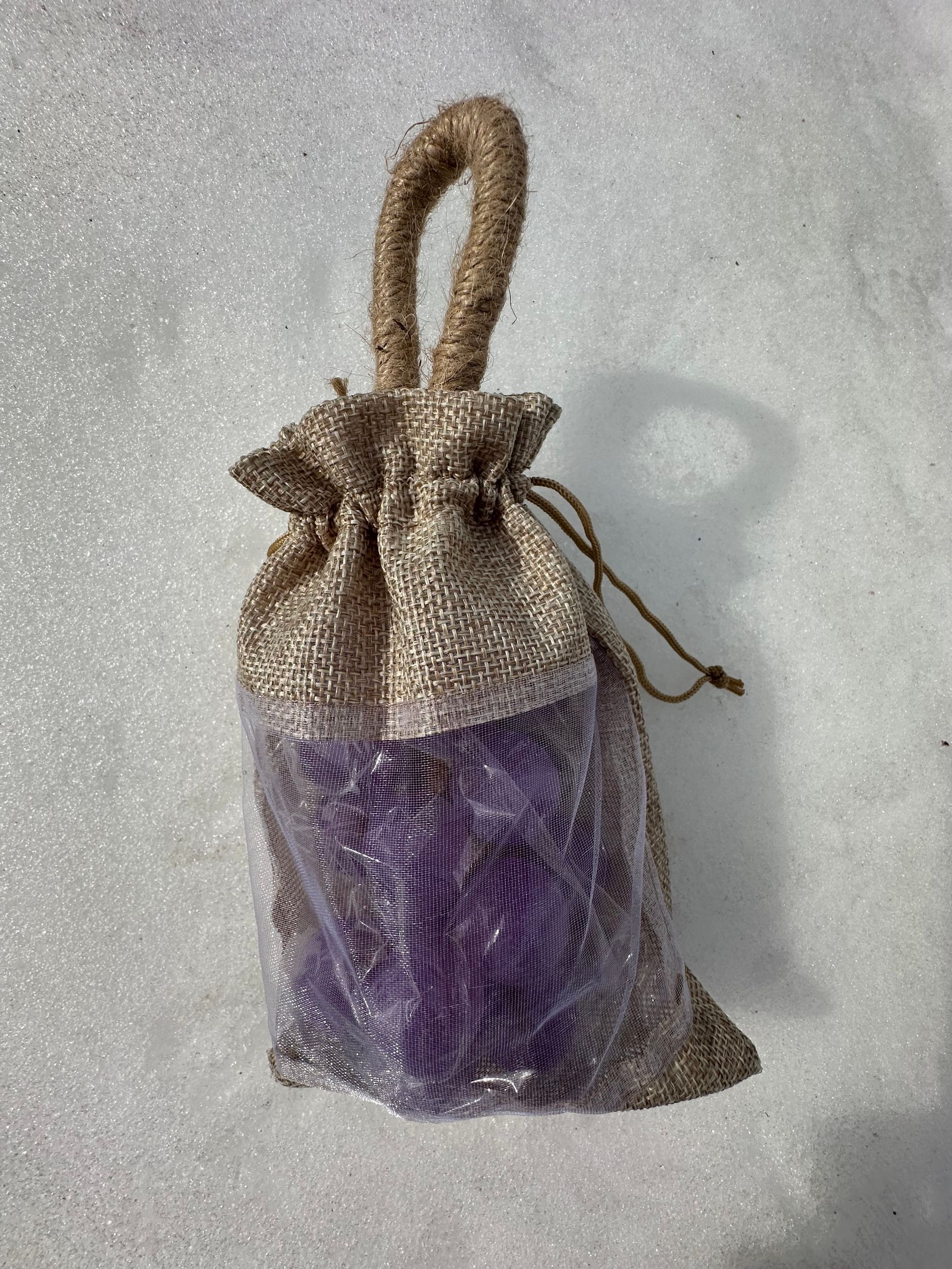 Soap on a rope - Grape Style - Violet