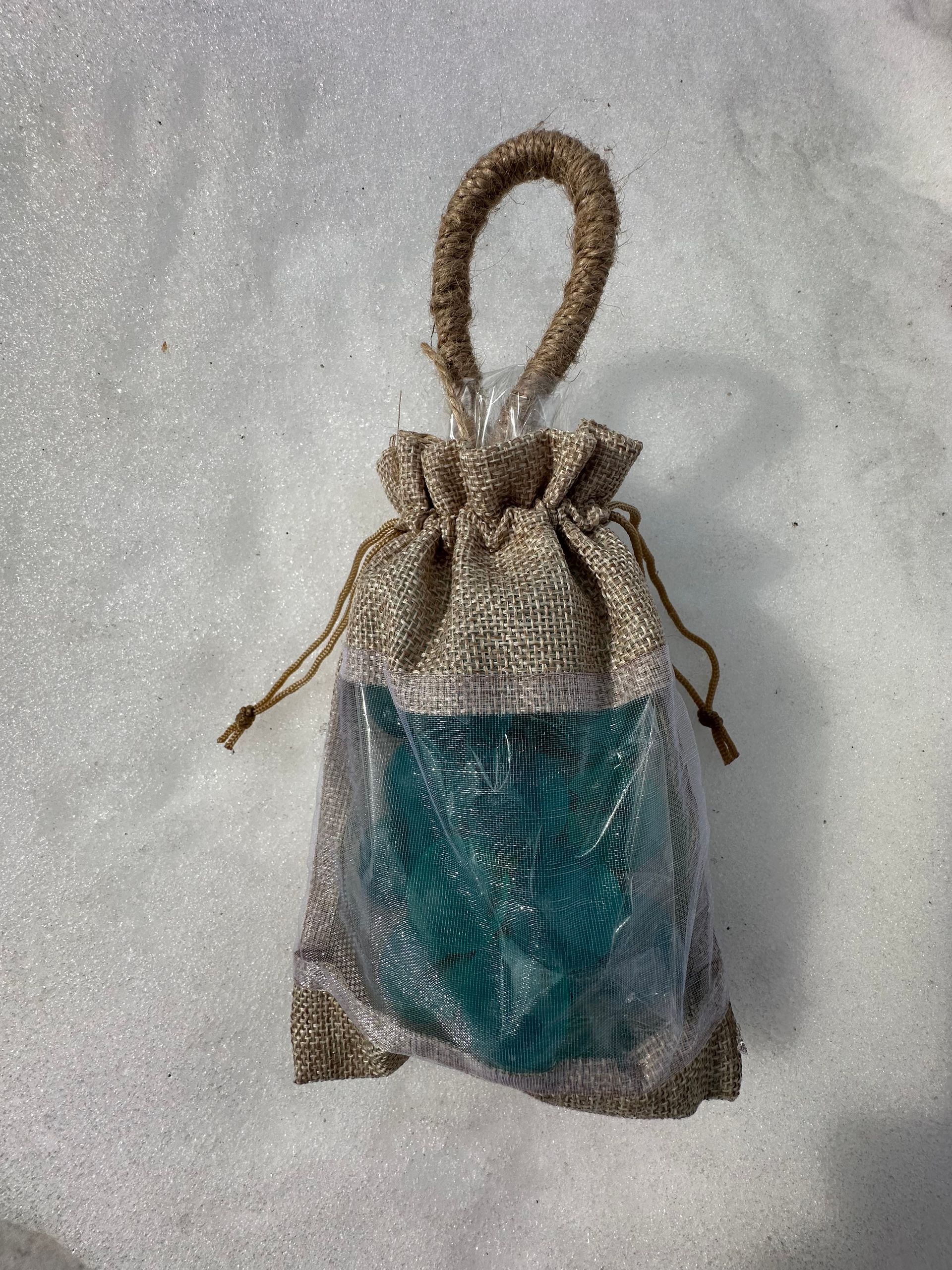 Soap on a rope - Grape Style - Turquoise