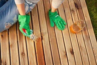 Staining wood — Staining Services in Salem, OR