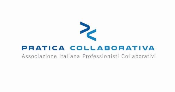 A logo for a company called pratica collaborativa