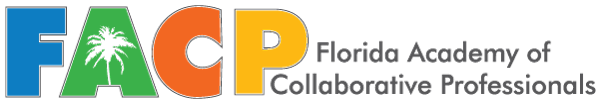 The logo for the florida academy of collaborative professionals