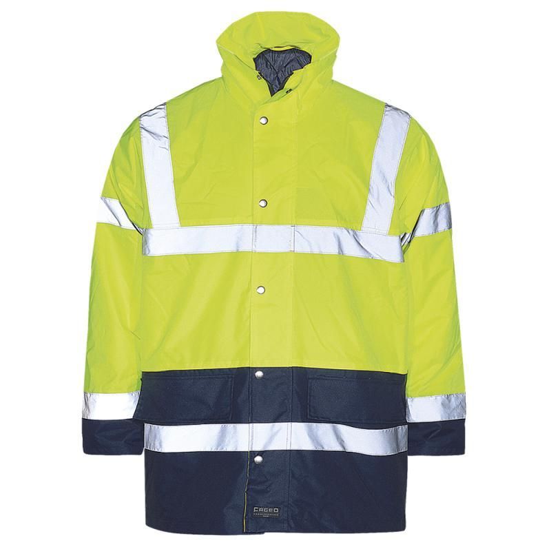 Μπουφάν υψηλής ορατότητας FAGEO – Yellow/Navy