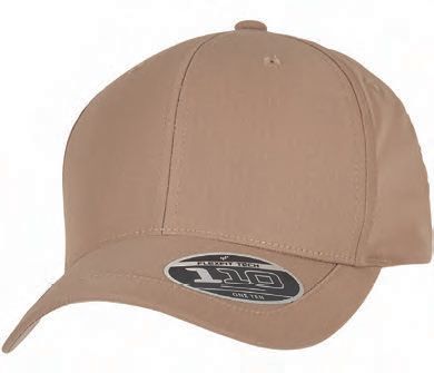 Κοντινό πλάνο ενός καφέ καπέλου του μπέιζμπολ σε λευκό φόντο.