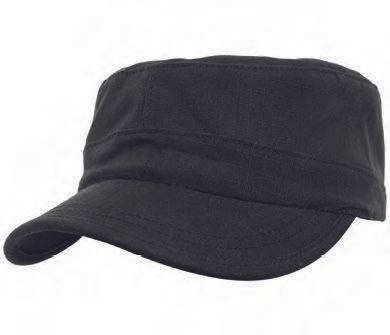 Ένα μαύρο καπέλο του μπέιζμπολ εμφανίζεται σε λευκό φόντο.