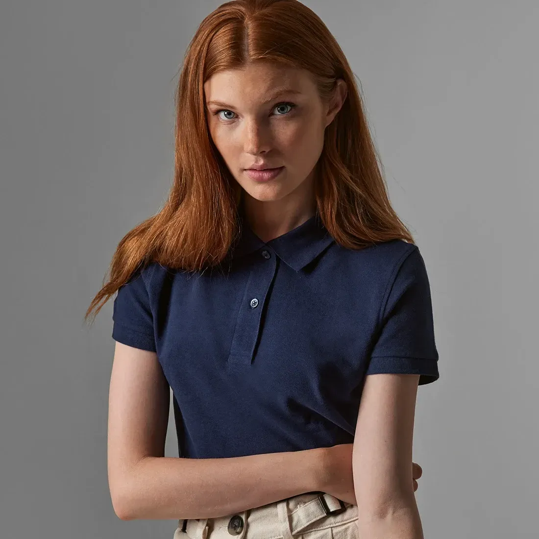 B&C Inspire Polo Women οργανικό βαμβακερό polo shirt, 100% sustainable πιστοποιημένο για εταιρική ένδυση
