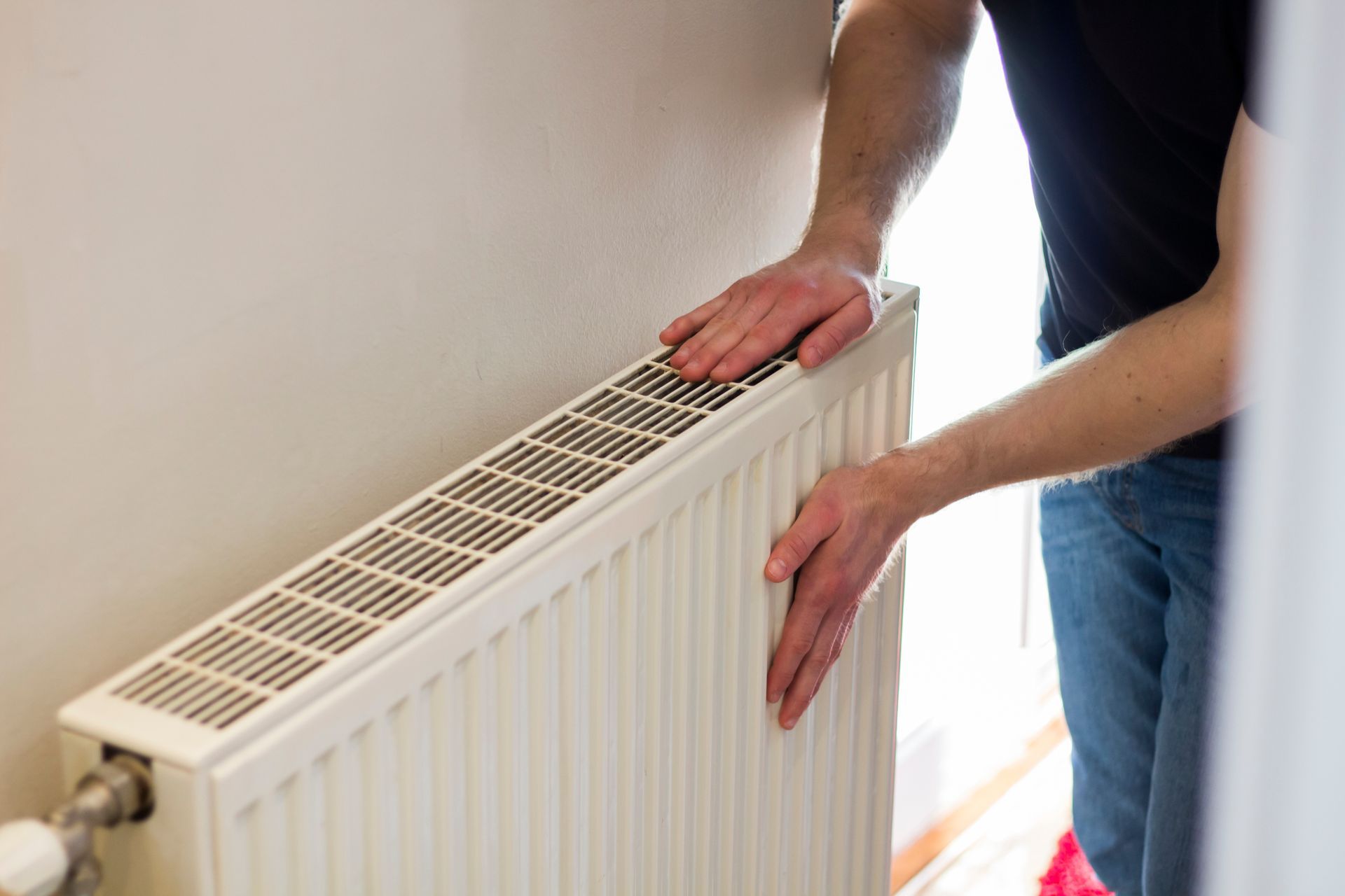 Home central heating system. Home central heating system.