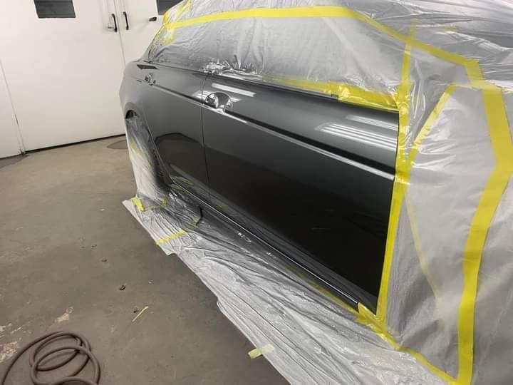 Black Auto Paint — Reidsville, NC — Ferguson Paint & Body Towing & Recovering Inc.