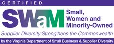 the logo for small women and minority owned supplier diversity strengthens the commonwealth