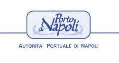 Logo del Porto di Napoli con testo blu su sfondo bianco.