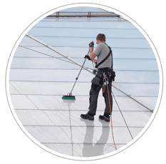 Office window cleaning