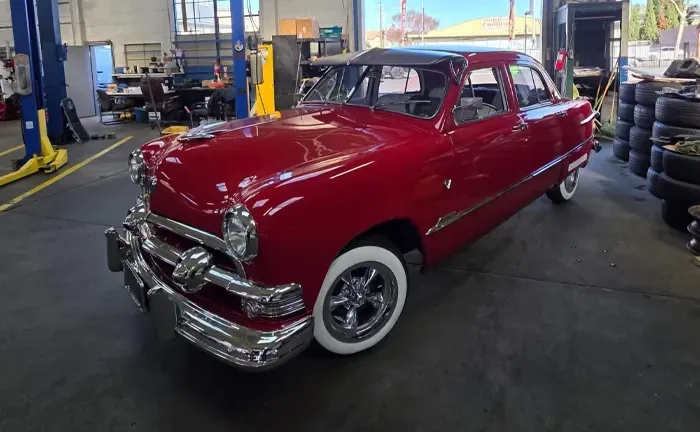 Red vintage car in San Leandro, CA | Angel's Auto Repair And Service
