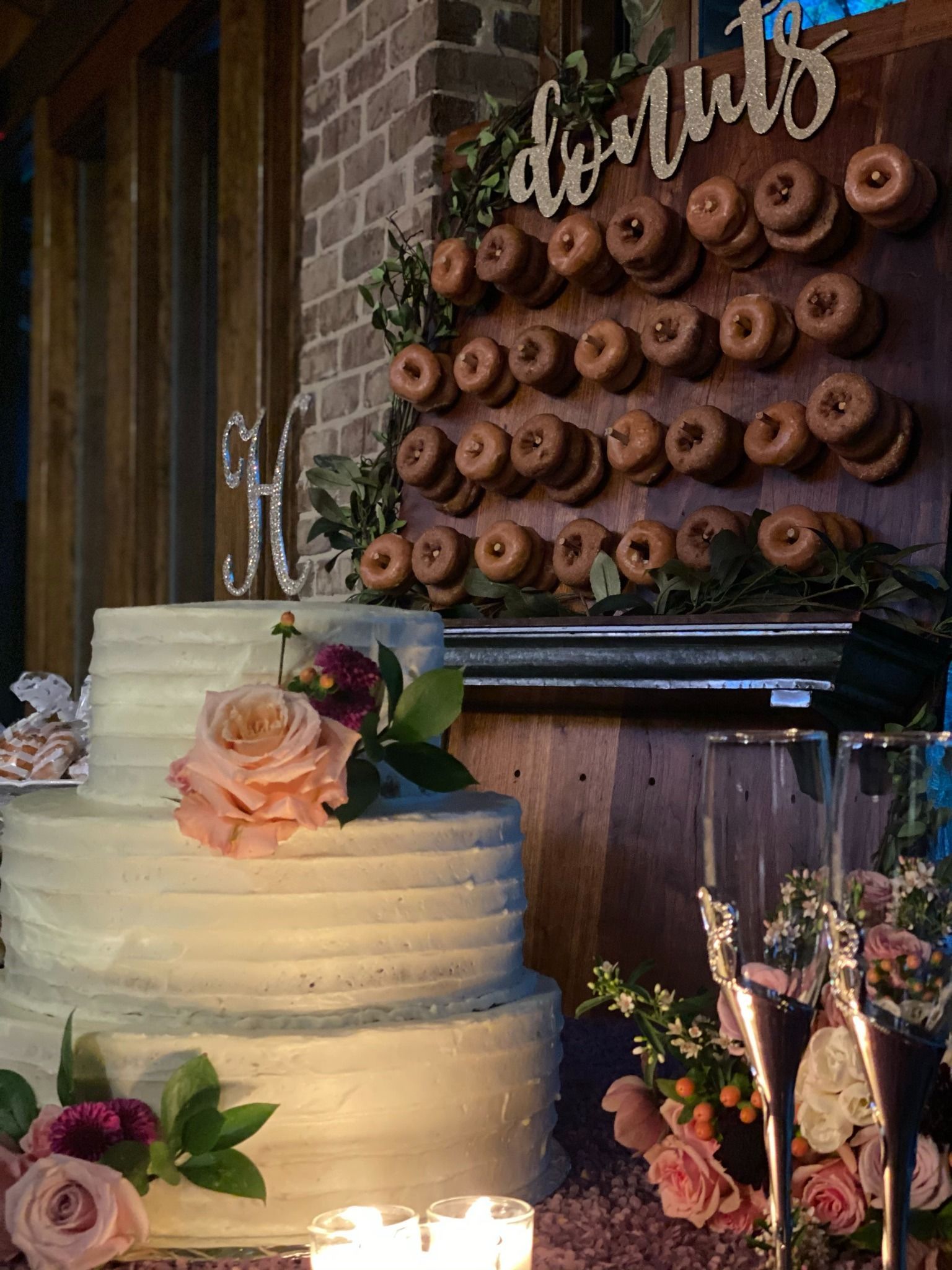 wedding donut wall