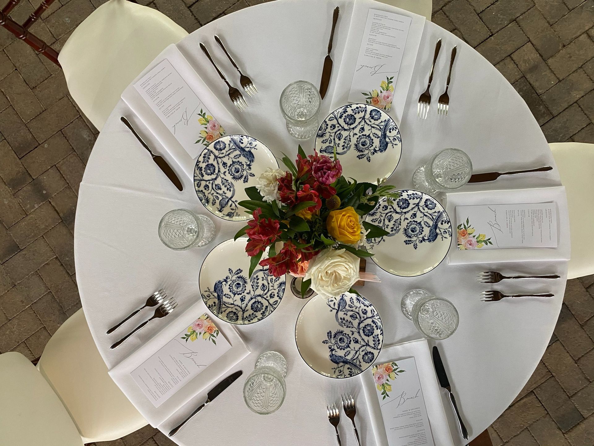 wedding reception table