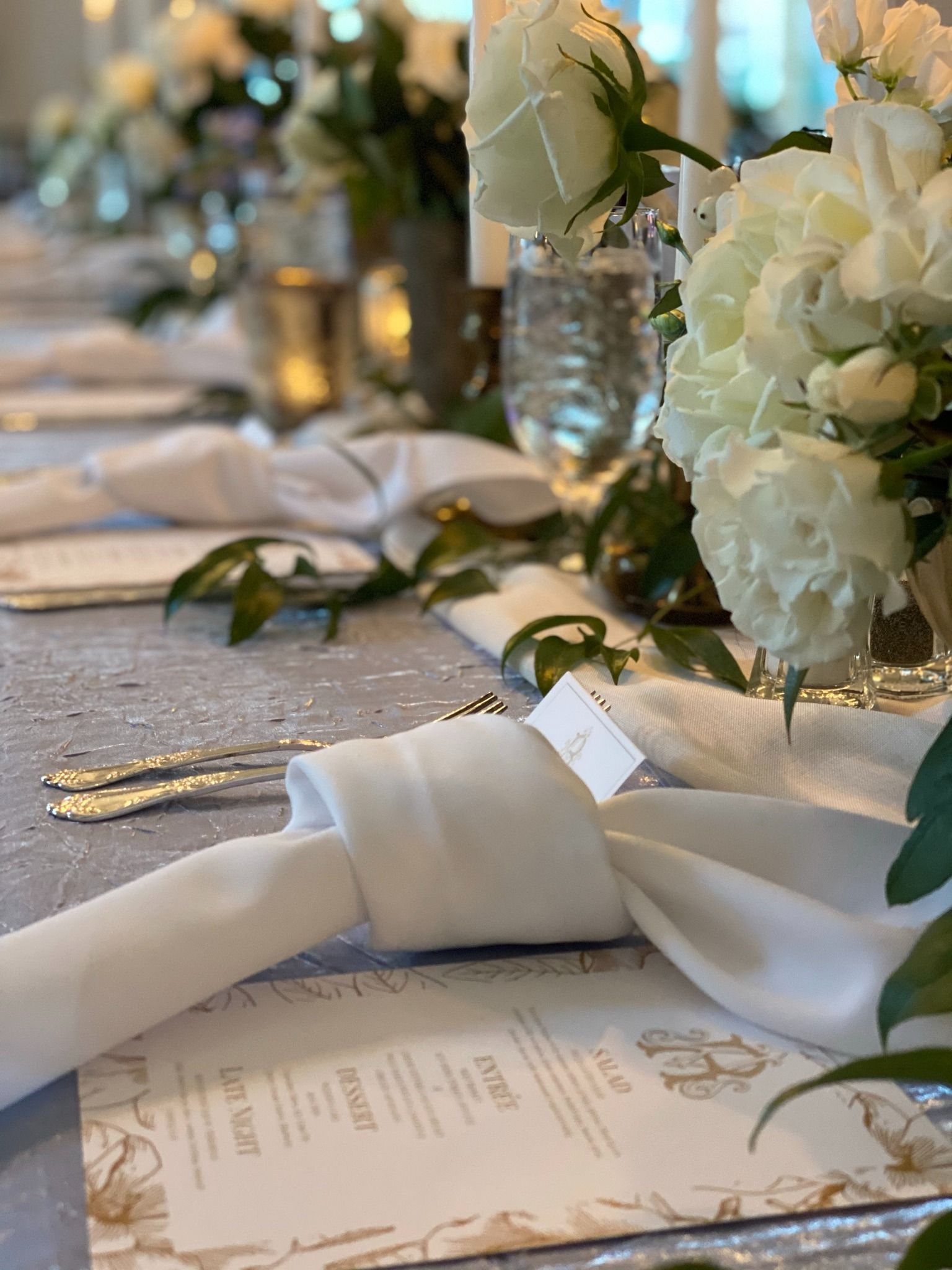 wedding place setting