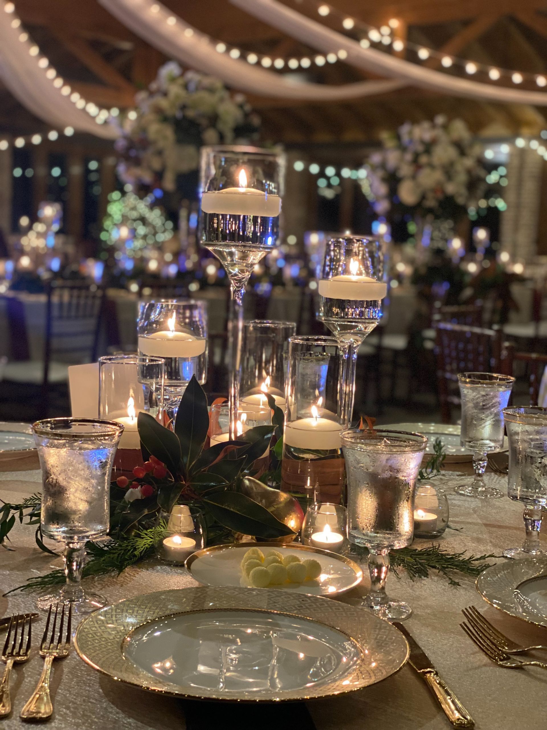 floating candle centerpieces