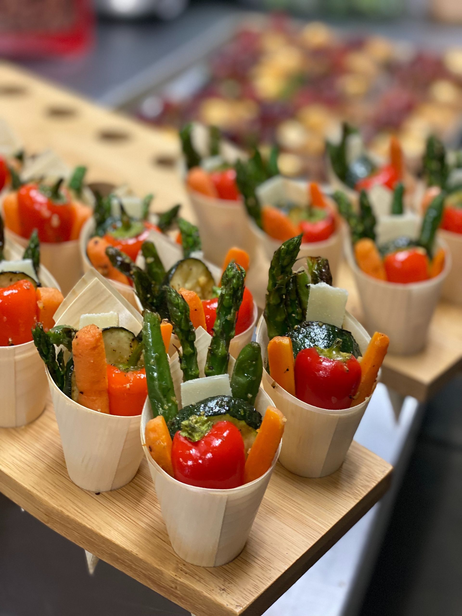 fruit, veggie, and cheese cups