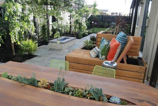 Furniture design and landscaping for small yards