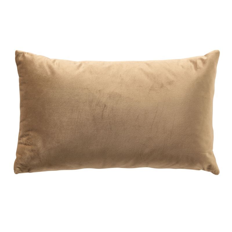 FABIA - sierkussen 30x50 cm - Incense - bruin, wit