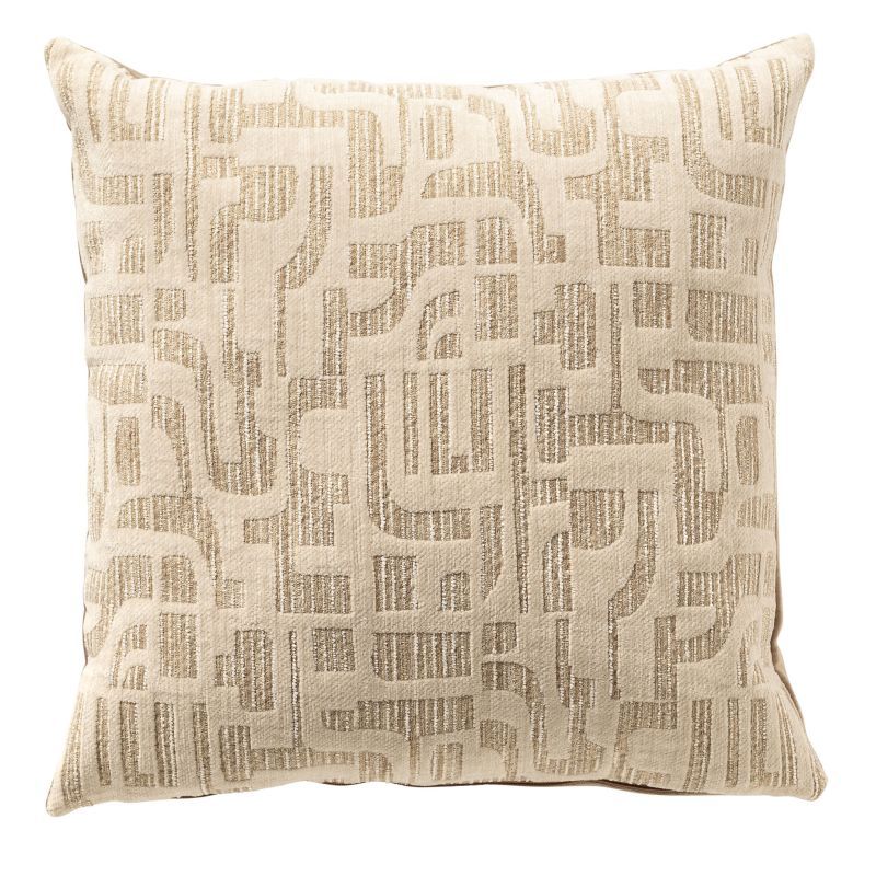 FABIA - sierkussen 45x45 cm - Sesame - bruin, beige