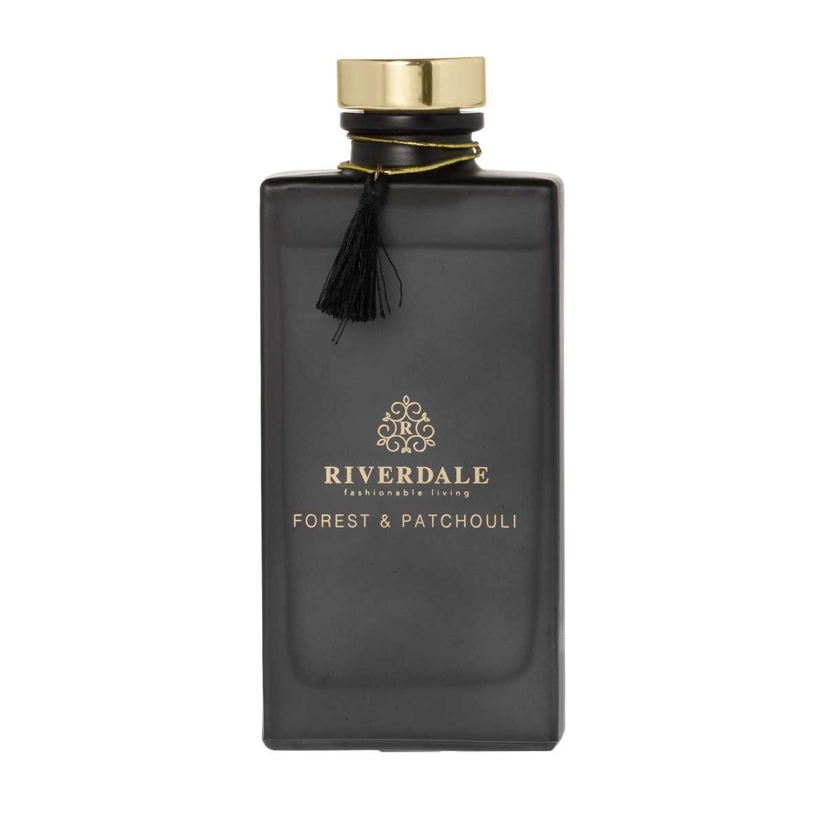 Boutique Geurstokjes Forest & Patchouli 140ml zwart