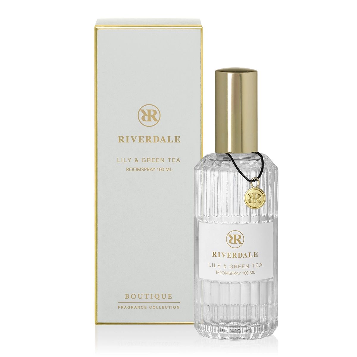 Boutique Roomspray Lily & Green Tea 100ml grijs