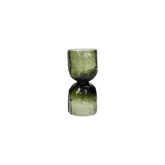 Pomax Diabolo Vaas/ Windlicht groen DIA 9 / H 18