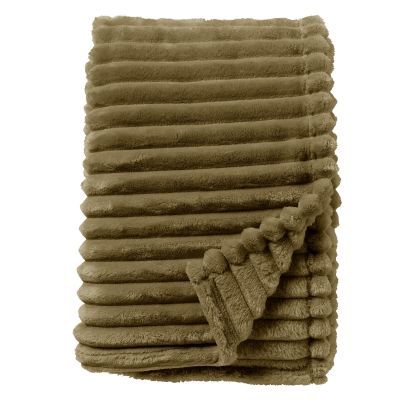 RICKY - plaid 150x200 cm - superzacht - warm en donzig - Military Olive - groen