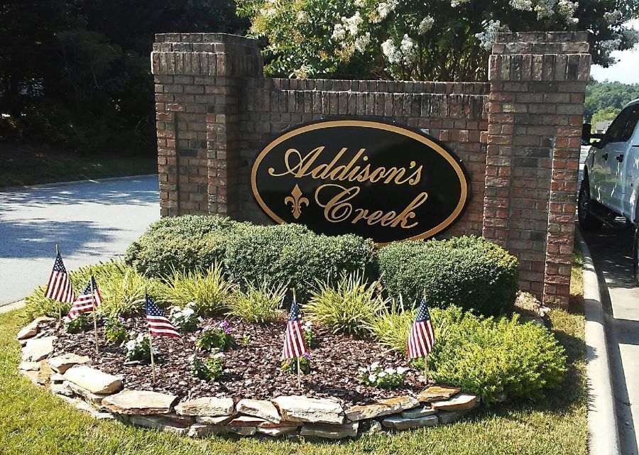 Addition's Greek Signage — High Point, NC — Craven Sign Services Inc