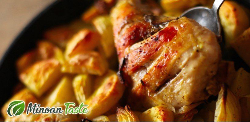 Roasted meat (pork or lamb)