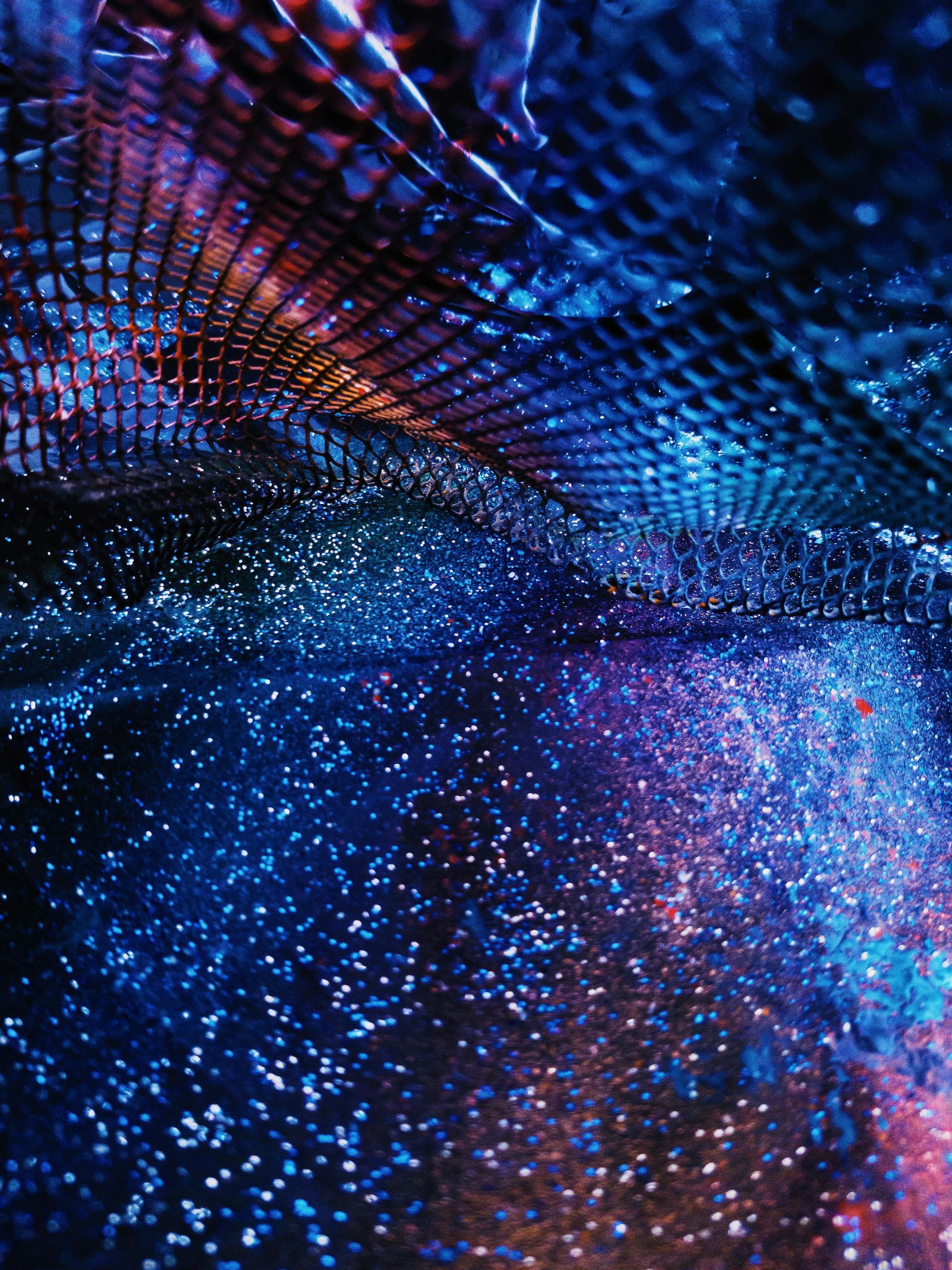 It looks like a galaxy with a lot of stars in it.