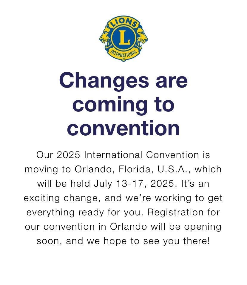 A sign that says `` changes are coming to convention ''