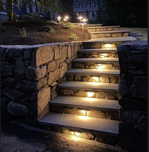 Concrete steps — Trumbull, CT — Pepper's Landscaping & Lawn Service, Inc.