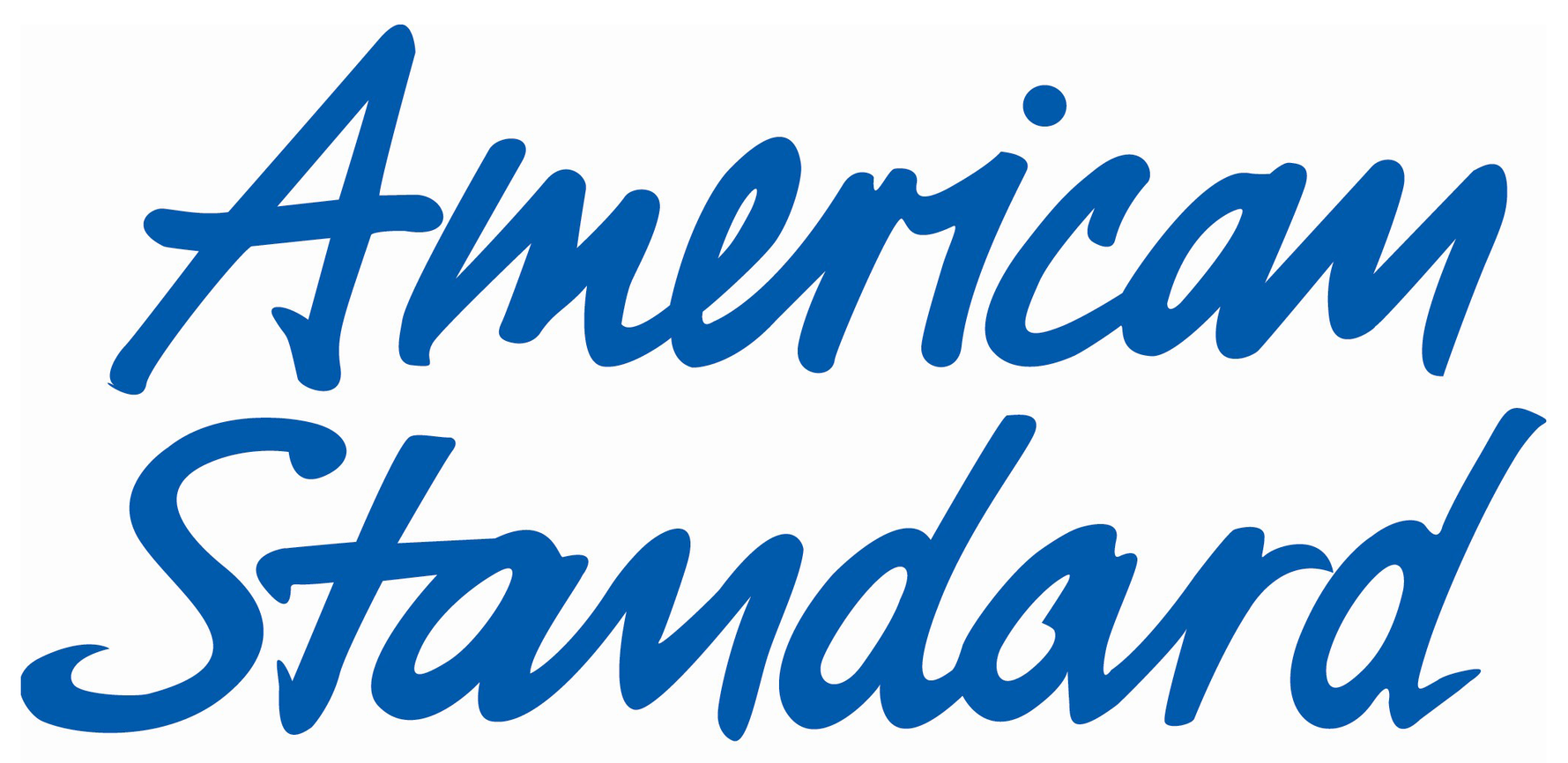 American Standard logo in blue cursive text.
