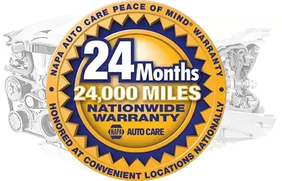 24 Months/ 24K Miles Warranty | Asmar's Auto Care