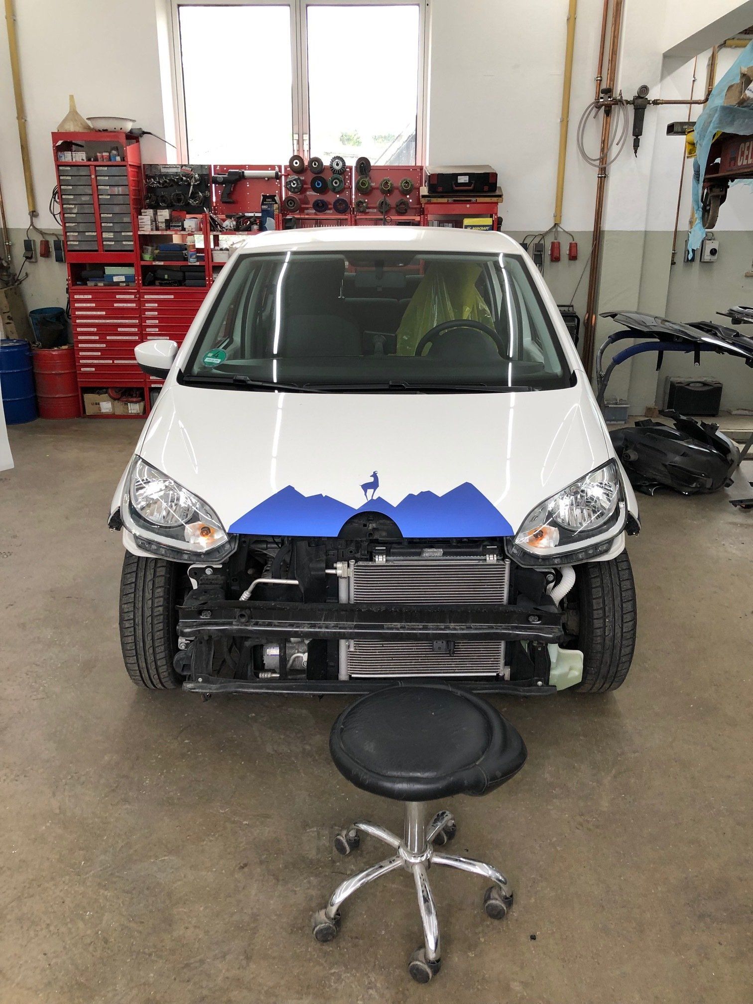 Auto Motorhaube Lackierung