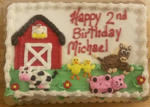 Farm Child Custom Cake — Northfield, NJ — Christine's Italian Pastry Shoppe