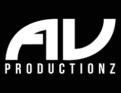 The logo for av productionz