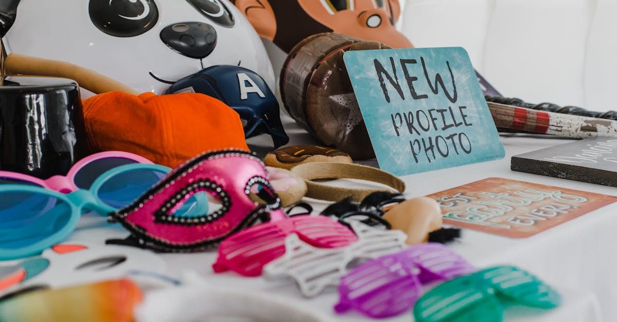 selfie photo booth rental props in Austin, TX
