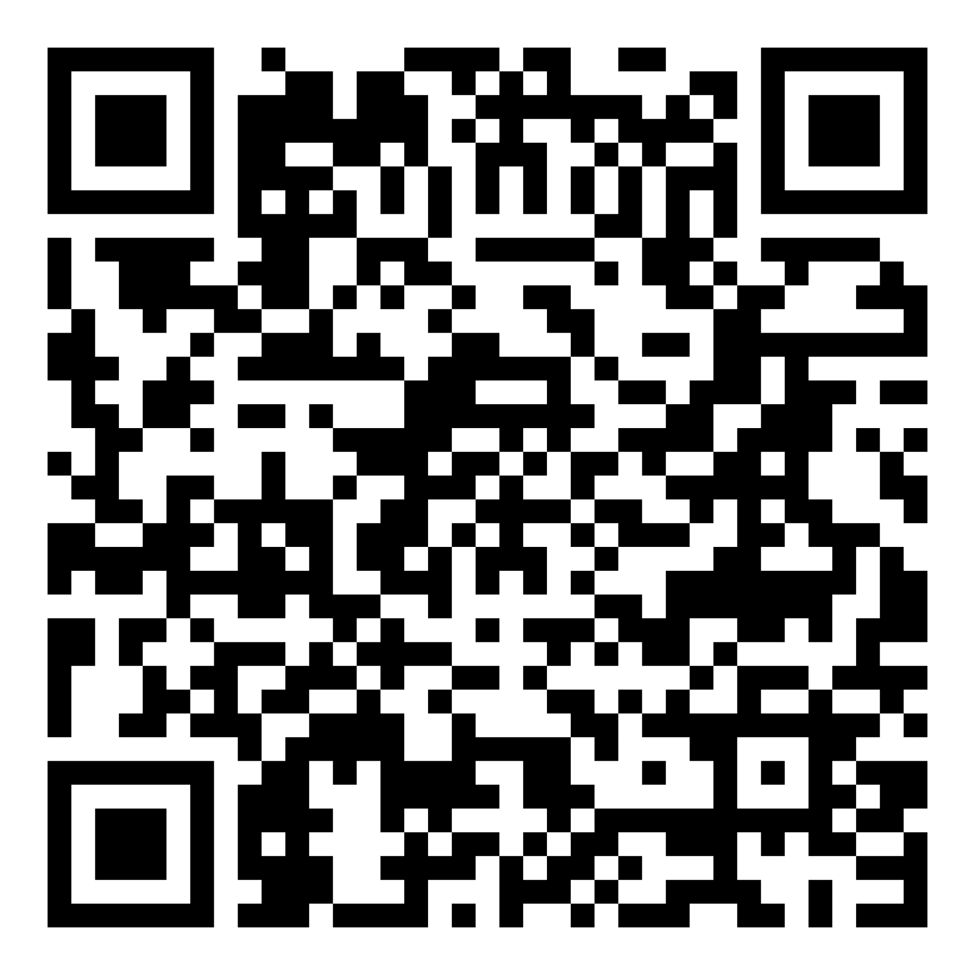 A black and white qr code on a white background.