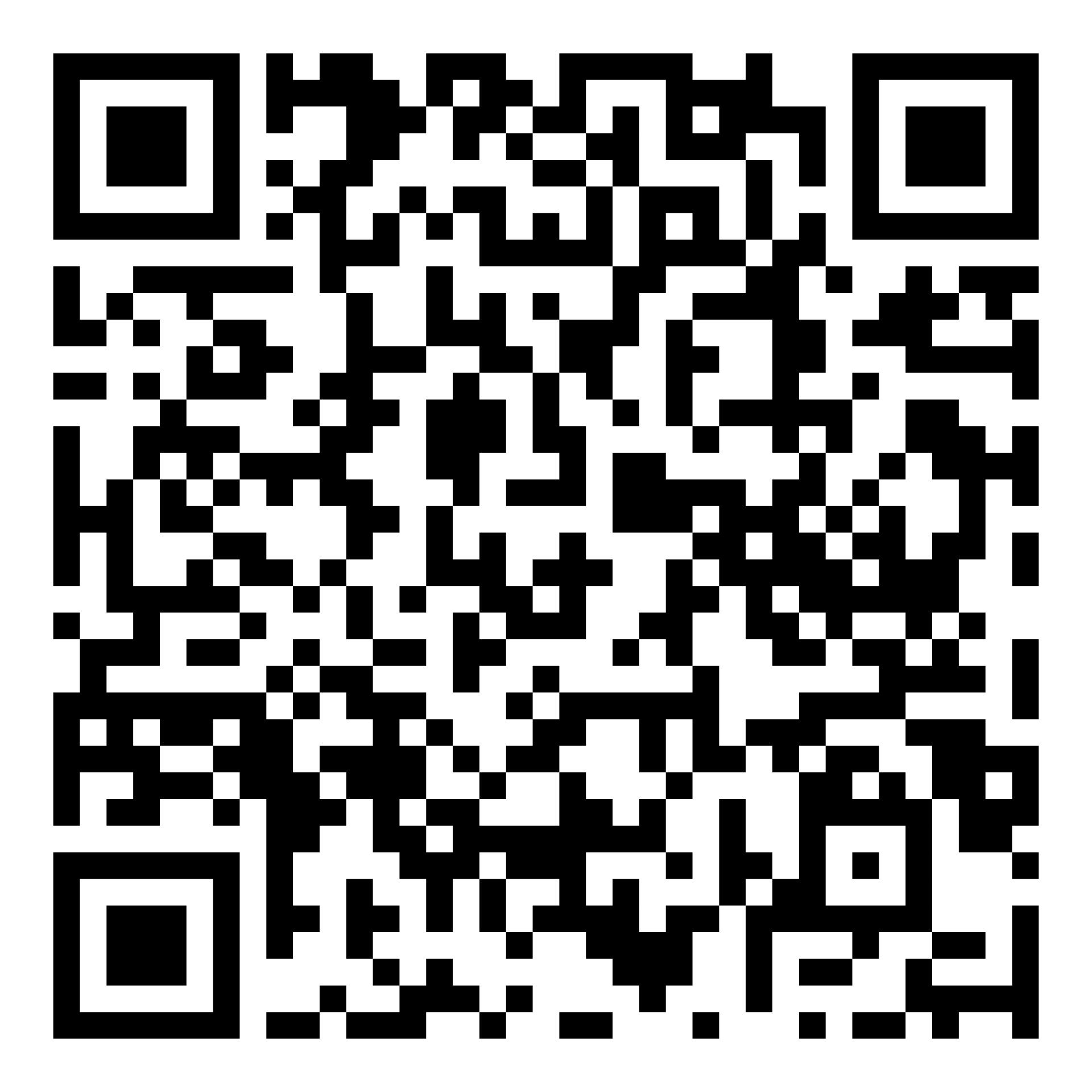 A black and white qr code on a white background.