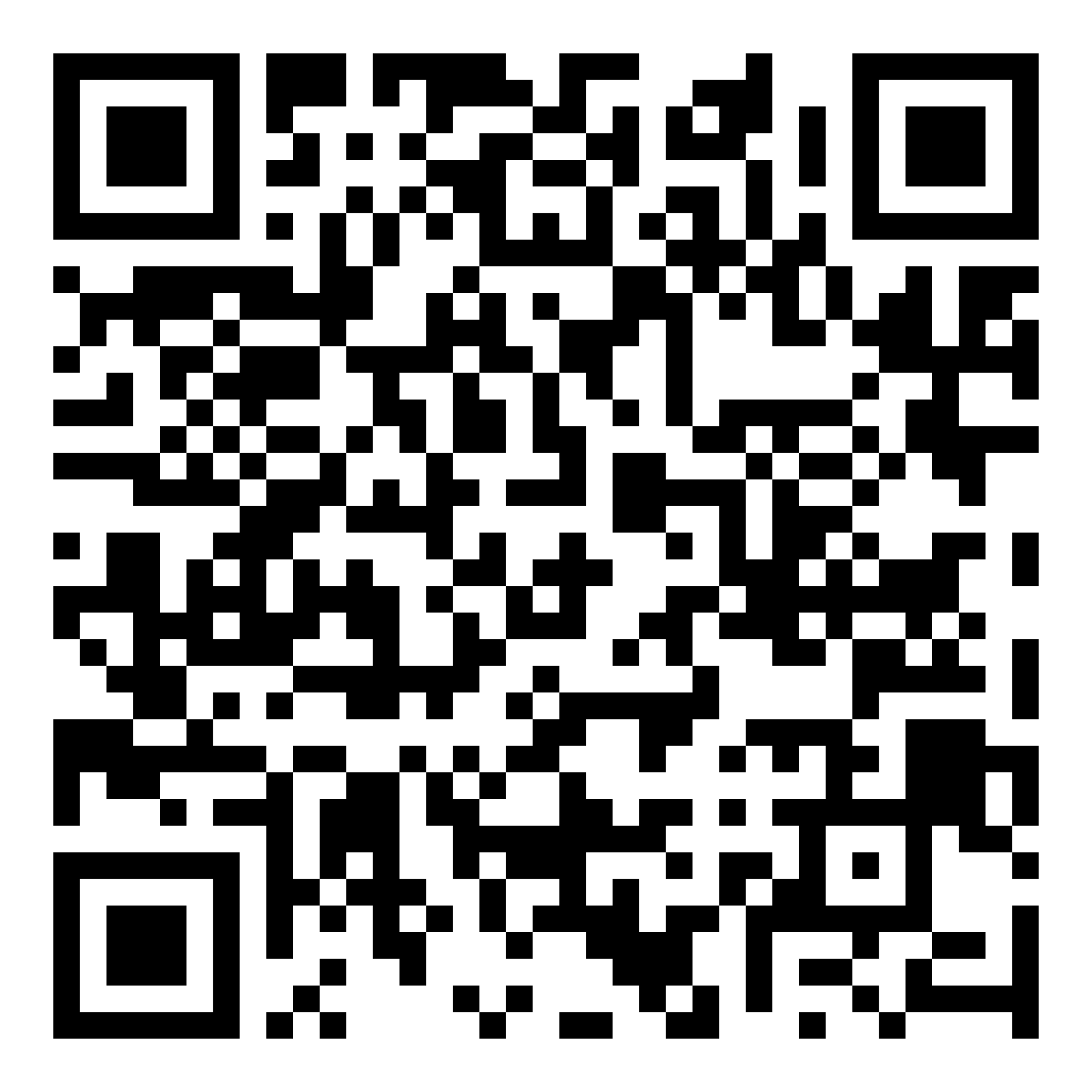 A black and white qr code on a white background.