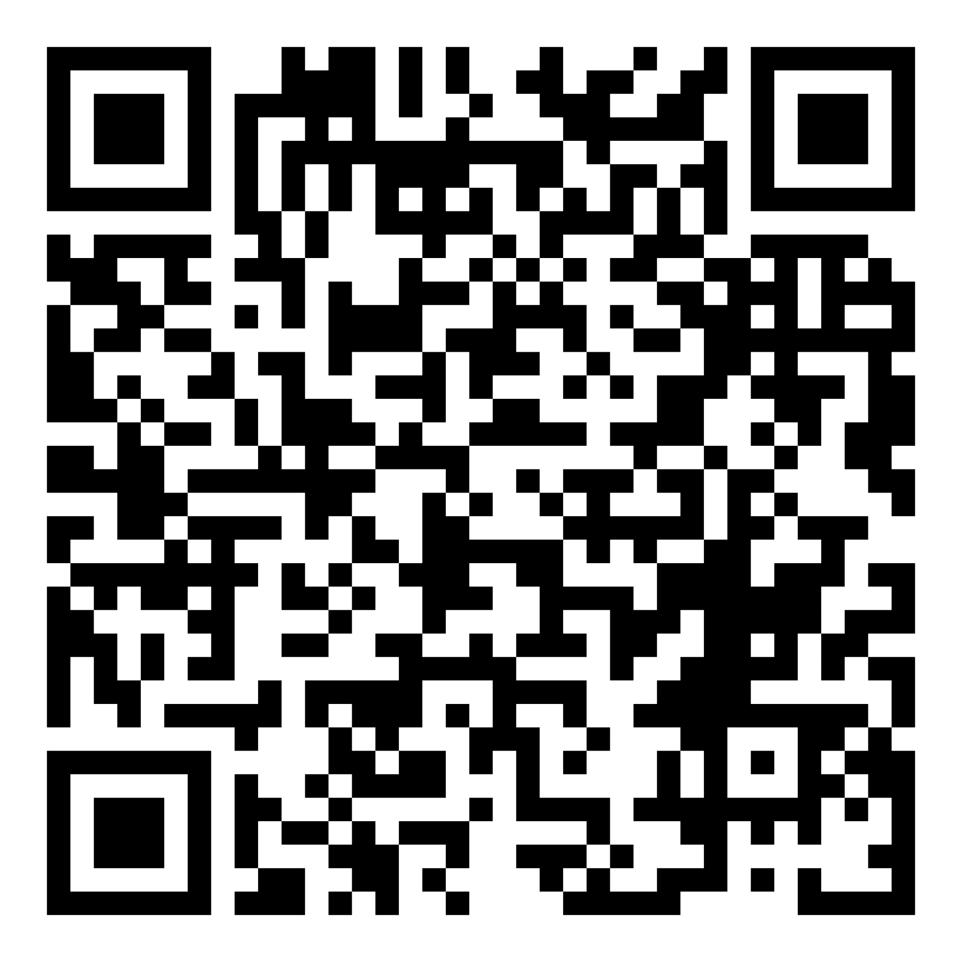 A black and white qr code on a white background.