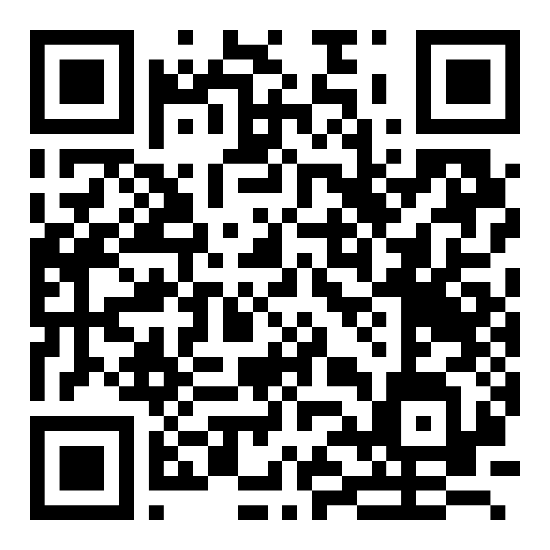 A black and white qr code on a white background.