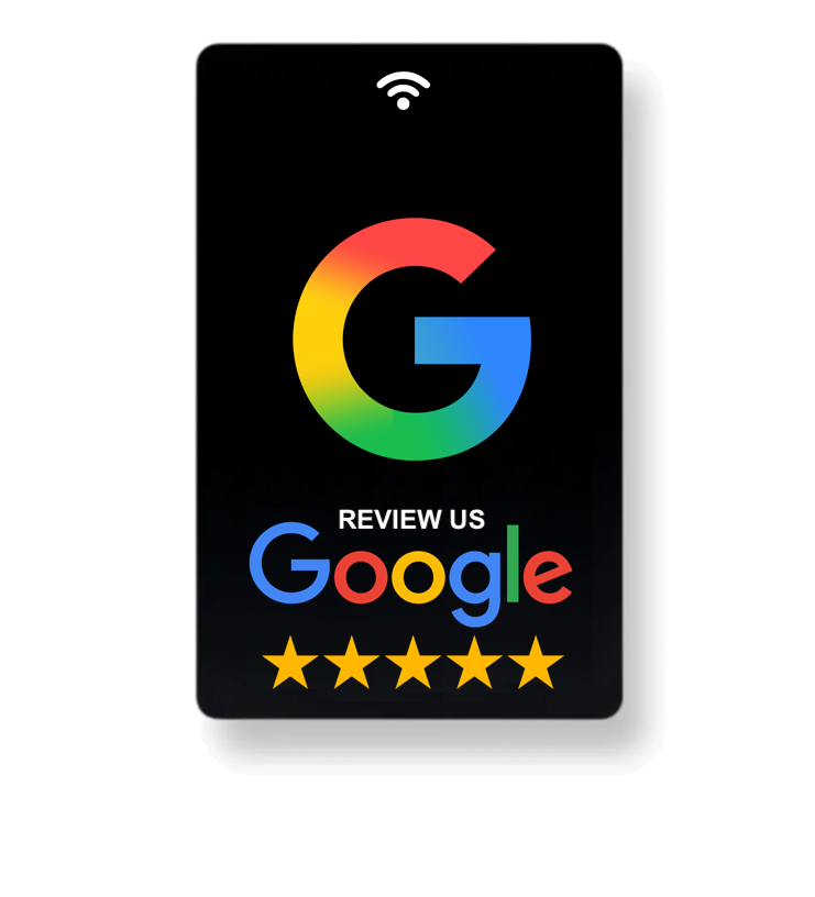 Custom NFC Business Google Review Tap Tag Cards