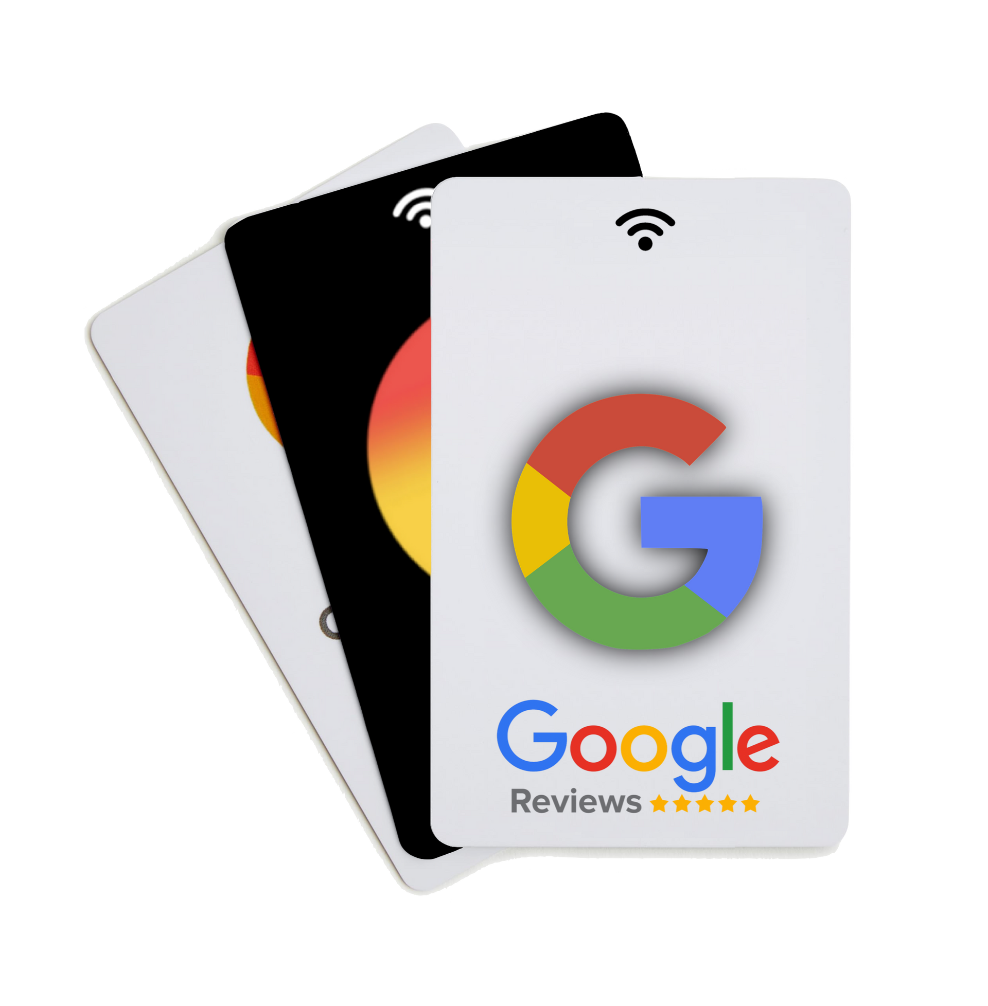 Custom NFC Tagged Business Google Review Tap Cards
