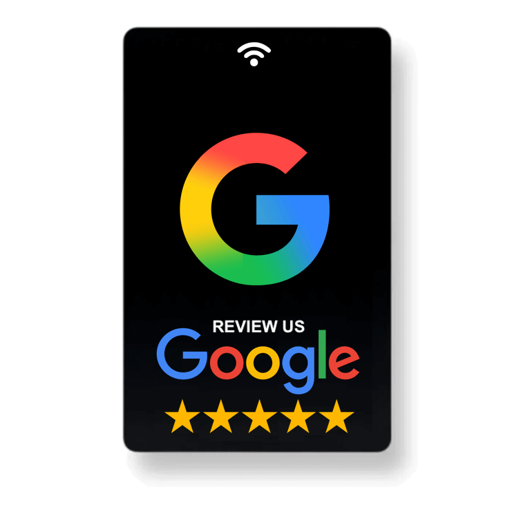 Custom logo NFC Tag Business Google Review Cards