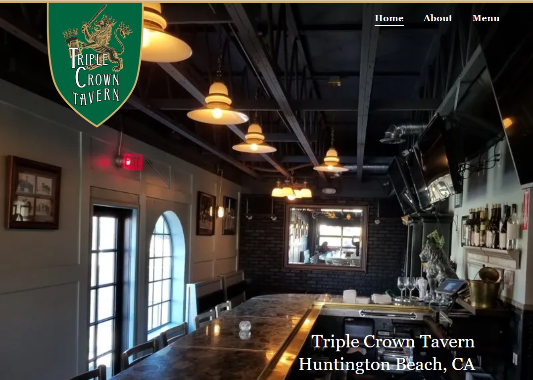 The triple crown tavern is located in huntington beach ca