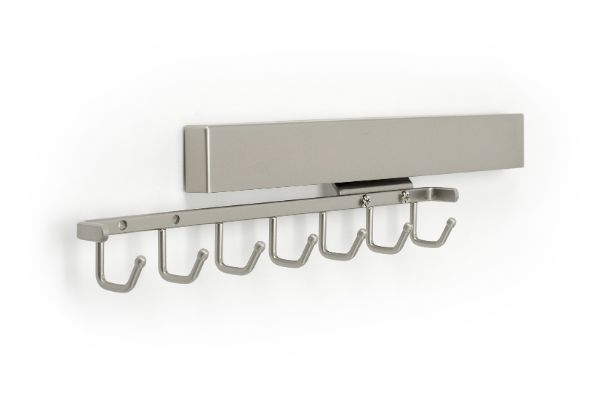 Matte Nickel Color Option for Classic Belt Rack Organizer
