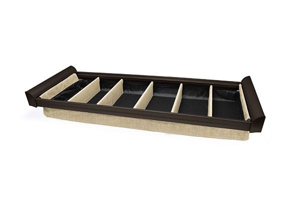 Matte Black Color Option For Lingerie Drawer Organizer